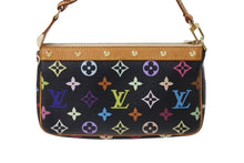 Load image into Gallery viewer, 極美品 LOUIS VUITTON ルイヴィトン ポシェット アクセソワール アクセサリーポーチ M92648 モノグラム マルチカラー ブラック 中古 4b001951