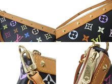Load image into Gallery viewer, 極美品 LOUIS VUITTON ルイヴィトン ポシェット アクセソワール アクセサリーポーチ M92648 モノグラム マルチカラー ブラック 中古 4b001951