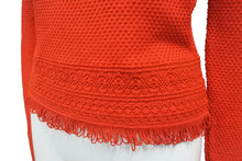 Load image into Gallery viewer, CHRISTIAN DIOR クリスチャンディオール ニット 9A13205330 ウール レーヨン ポリエステル レッド サイズ38 美品 中古 4b001959