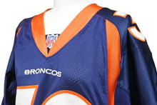 Load image into Gallery viewer, NIKE ナイキ NFL サイン付き ゲームシャツ BRONCOS MANNING18 ユニフォーム Tシャツ オレンジ ブルー メンズ サイズL 20644