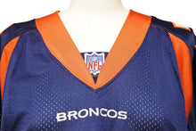 Load image into Gallery viewer, NIKE ナイキ NFL サイン付き ゲームシャツ BRONCOS MANNING18 ユニフォーム Tシャツ オレンジ ブルー メンズ サイズL 20644
