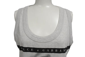 DOLCE&GABBANA ドルチェアンドガッバーナ マリリンモンロー プリント タンクトップ 2006年 グレー コットン F8413T サイズ40 美品 中古 4b002074