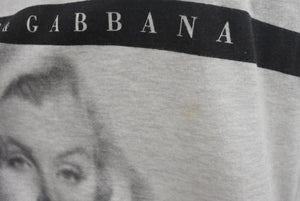 DOLCE&GABBANA ドルチェアンドガッバーナ マリリンモンロー プリント タンクトップ 2006年 グレー コットン F8413T サイズ40 美品 中古 4b002074