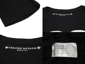 CHROME HEARTS クロムハーツ 33 Roller Skate Horseshoe L/S Tee 036-059023 ホースシュー ロゴ Tシャツ ロングスリーブ レディース 長袖 ブラック 黒 サイズ S 中古 4b002076