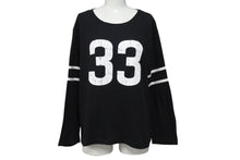 Load image into Gallery viewer, CHROME HEARTS クロムハーツ 33 Roller Skate Horseshoe L/S Tee 036-059023 ホースシュー ロゴ Tシャツ ロングスリーブ レディース 長袖 ブラック 黒 サイズ S 中古 4b002076