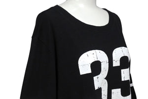 CHROME HEARTS クロムハーツ 33 Roller Skate Horseshoe L/S Tee 036-059023 ホースシュー ロゴ Tシャツ ロングスリーブ レディース 長袖 ブラック 黒 サイズ S 中古 4b002076