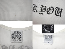 Load image into Gallery viewer, CHROME HEARTS クロムハーツ CH クロス タンクトップ FUCK YOU ホワイト サイズS コットン 美品 中古 4b002084
