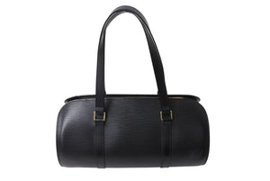 極美品 LOUIS VUITTON ルイヴィトン ハンドバッグ M52862 エピ スフロ ノワール ゴールド金具 ブラック 中古 4b002109
