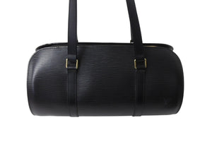 極美品 LOUIS VUITTON ルイヴィトン ハンドバッグ M52862 エピ スフロ ノワール ゴールド金具 ブラック 中古 4b002109
