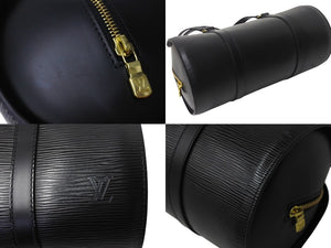 極美品 LOUIS VUITTON ルイヴィトン ハンドバッグ M52862 エピ スフロ ノワール ゴールド金具 ブラック 中古 4b002109
