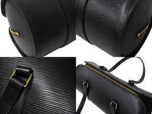 極美品 LOUIS VUITTON ルイヴィトン ハンドバッグ M52862 エピ スフロ ノワール ゴールド金具 ブラック 中古 4b002109