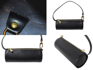 極美品 LOUIS VUITTON ルイヴィトン ハンドバッグ M52862 エピ スフロ ノワール ゴールド金具 ブラック 中古 4b002109