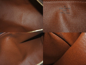 極美品 LOUIS VUITTON ルイヴィトン パピヨン26 ハンドバッグ M51366 モノグラム PVC レザー ブラウン ゴールド金具 中古 4b002110