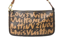 Load image into Gallery viewer, LOUIS VUITTON ルイヴィトン ポシェットアクセソワ―ル ポーチ M92193 モノグラム グラフィティ ブラウン PVC 美品 中古 4b002111