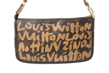 Load image into Gallery viewer, LOUIS VUITTON ルイヴィトン ポシェットアクセソワ―ル ポーチ M92193 モノグラム グラフィティ ブラウン PVC 美品 中古 4b002111