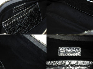 新品同様 BALENCIAGA バレンシアガ LE CAGOLE ルカゴール ミニショルダーバッグ 695814 レザー 2way スタッズ シルバー 中古 4b002113
