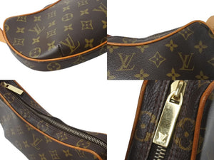 LOUIS VUITTON ルイヴィトン ハンドバッグ クロワッサンPM M51510 モノグラムキャンバス ブラウン 美品 中古 4b002116