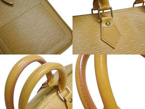 LOUIS VUITTON ルイヴィトン スピーディ25 ハンドバッグ ボストンバッグ M43019 エピレザー イエロー ゴールド金具 美品 中古 4b002127
