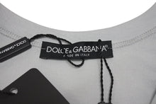 Load image into Gallery viewer, 新品未使用 DOLCE&amp;GABBANA ドルチェアンドガッバーナ DG ロゴ タンクトップ ライトグレー コットン HTJ27 サイズ38 中古 4b002132