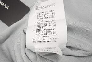 新品未使用 DOLCE&GABBANA ドルチェアンドガッバーナ DG ロゴ タンクトップ ライトグレー コットン HTJ27 サイズ38 中古 4b002132