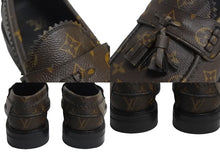 Load image into Gallery viewer, 極美品 LOUIS VUITTON ルイヴィトン NIGO モノグラムタッセルローファー 1A7YGN ヴォルテールライン モノグラムキャンバスブラウン 中古 4b002181