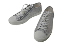 Load image into Gallery viewer, 新品未使用 LOUIS VUITTON ルイヴィトン TATTOO ダミエスニーカー LD0231 メタリックシルバー ホワイト サイズ8.5 中古 4b002182