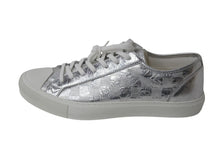 Load image into Gallery viewer, 新品未使用 LOUIS VUITTON ルイヴィトン TATTOO ダミエスニーカー LD0231 メタリックシルバー ホワイト サイズ8.5 中古 4b002182