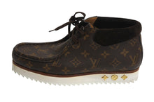 Load image into Gallery viewer, LOUIS VUITTON ルイヴィトン NIGO アンクルブーツ LVモッズ 1A81EA モノグラム ブラウン サイズ9 美品 中古 4b002187