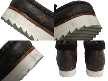 Load image into Gallery viewer, LOUIS VUITTON ルイヴィトン NIGO アンクルブーツ LVモッズ 1A81EA モノグラム ブラウン サイズ9 美品 中古 4b002187