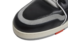 Load image into Gallery viewer, 極美品 LOUIS VUITTON ルイヴィトン LVトレイナー ハイカットスニーカー ヴァージル期 1A54IS ブラック グレー サイズ9 中古 4b002188