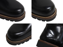 Load image into Gallery viewer, 新品同様 LOUIS VUITTON ルイヴィトン オーベルカンフライン モノグラム レザーブーツ ブラック サイズ9.5 中古 4b002190