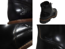Load image into Gallery viewer, 新品同様 LOUIS VUITTON ルイヴィトン オーベルカンフライン モノグラム レザーブーツ ブラック サイズ9.5 中古 4b002190
