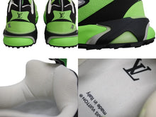 Load image into Gallery viewer, 極美品 LOUIS VUITTON ルイヴィトン RunnerTatic ローカットスニーカー MS0291 ヴァージル期 グリーン マルチカラー サイズ8.5 美品 中古 4b002191
