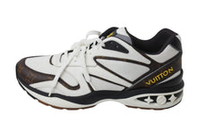 Load image into Gallery viewer, 新品未使用 LOUIS VUITTON ルイヴィトン トレイルライン レザーローカットスニーカー FD0230 モノグラム ホワイト ブラウン 8.5 中古 4b002194