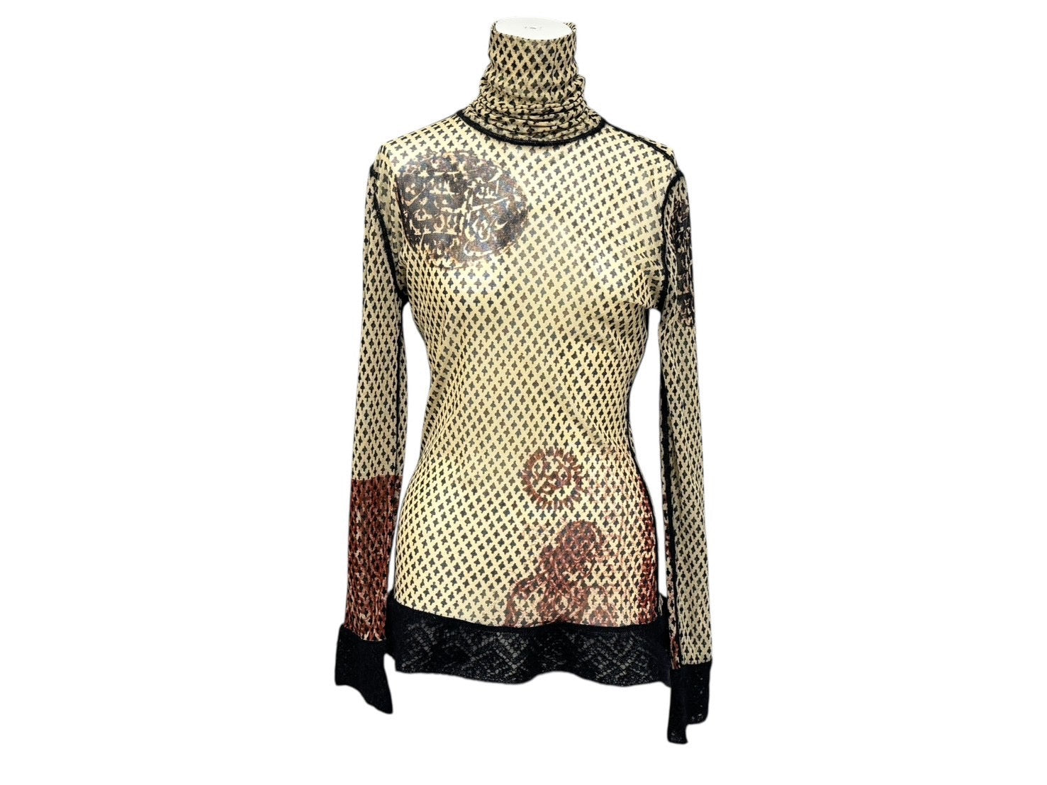 ★ジャンポールゴルチェ★SOLEIL★パワーネット★Mサイズ★イタリア製★ Jean Paul GAULTIER ゴルチェ パワーネットカットソー 美品