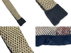 Jean Paul GAULTIER CLASSIQUE ジャンポールゴルチェ クラシック パワーネット ハイネック長袖トップス サイズL 総柄 美品 中古 4b002363
