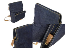 Load image into Gallery viewer, CHRISTIAN DIOR クリスチャンディオール マリスパール バックパック PZ0030 デニムキャンバス レザー 美品 中古 4b002426