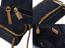 Load image into Gallery viewer, CHRISTIAN DIOR クリスチャンディオール マリスパール バックパック PZ0030 デニムキャンバス レザー 美品 中古 4b002426