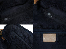 Load image into Gallery viewer, CHRISTIAN DIOR クリスチャンディオール マリスパール バックパック PZ0030 デニムキャンバス レザー 美品 中古 4b002426