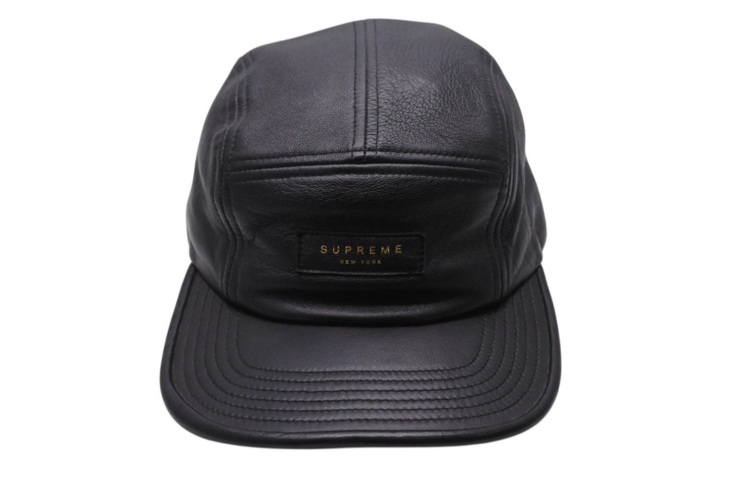 [USED/中古]LOUIS VUITTON ルイ・ヴィトン キャップ ブラック レザー 調整可 Bランク 中古 4b002493