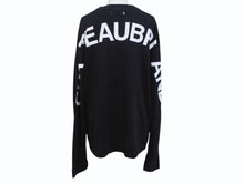 Load image into Gallery viewer, CHATEAUBRIAND シャトーブリアン ロゴプリント ロングスリーブＴシャツ コットン ブラック サイズL 良品 中古 4b002510