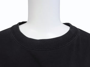 CHATEAUBRIAND シャトーブリアン ロゴプリント ロングスリーブＴシャツ コットン ブラック サイズL 良品 中古 4b002510