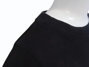 CHATEAUBRIAND シャトーブリアン ロゴプリント ロングスリーブＴシャツ コットン ブラック サイズL 良品 中古 4b002510