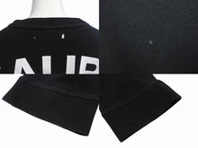 Load image into Gallery viewer, CHATEAUBRIAND シャトーブリアン ロゴプリント ロングスリーブＴシャツ コットン ブラック サイズL 良品 中古 4b002510