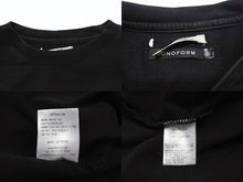 Load image into Gallery viewer, CHATEAUBRIAND シャトーブリアン ロゴプリント ロングスリーブＴシャツ コットン ブラック サイズL 良品 中古 4b002510