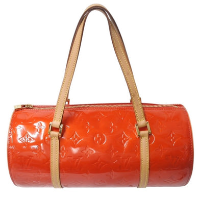 LOUIS VUITTON ルイヴィトン ドラムバッグ ベッドフォード M91986 エナメル ヌメ革 レッド ゴールド金具 美品 中古 4b002546