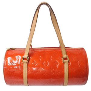 LOUIS VUITTON ルイヴィトン ドラムバッグ ベッドフォード M91986 エナメル ヌメ革 レッド ゴールド金具 美品 中古 4b002546
