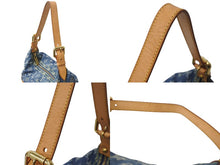 Load image into Gallery viewer, LOUIS VUITTON ルイヴィトン バギーGM ショルダーバッグ M95048 モノグラムデニム ブルー ベージュ 美品 中古 4b002591