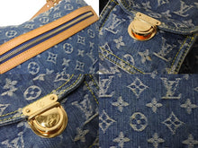 Load image into Gallery viewer, LOUIS VUITTON ルイヴィトン バギーGM ショルダーバッグ M95048 モノグラムデニム ブルー ベージュ 美品 中古 4b002591