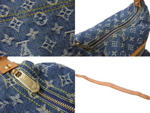 Load image into Gallery viewer, LOUIS VUITTON ルイヴィトン バギーGM ショルダーバッグ M95048 モノグラムデニム ブルー ベージュ 美品 中古 4b002591